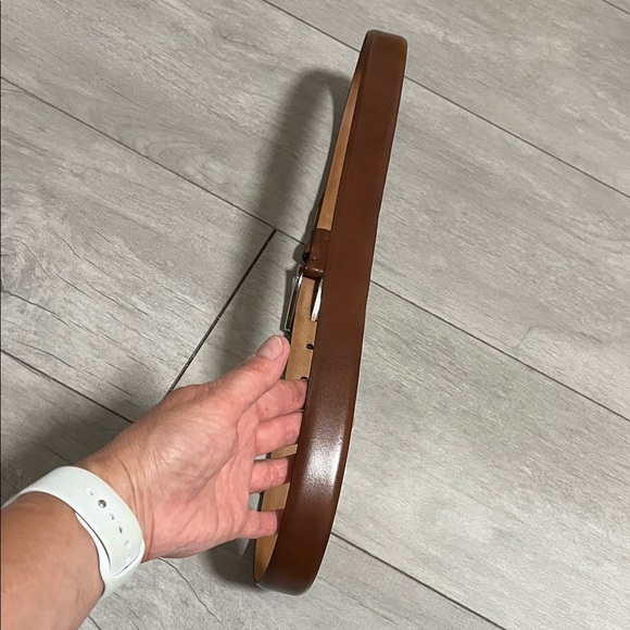 Cognac Brown Leather Belt, Size M 35-37 inch - Picture 10 of 10